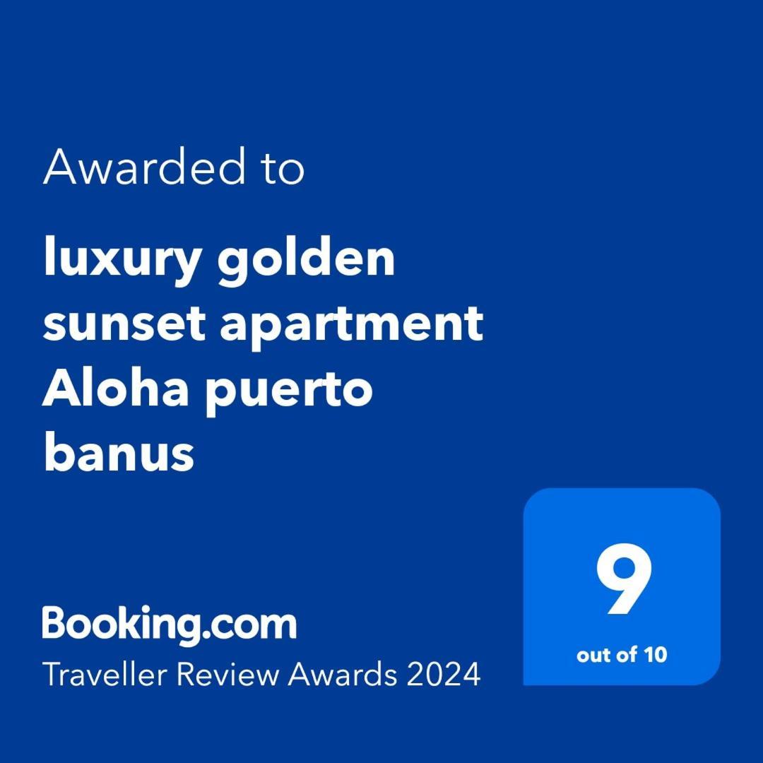 Luxury Golden Sunset Aloha Puerto Banus Apartment Marbella
